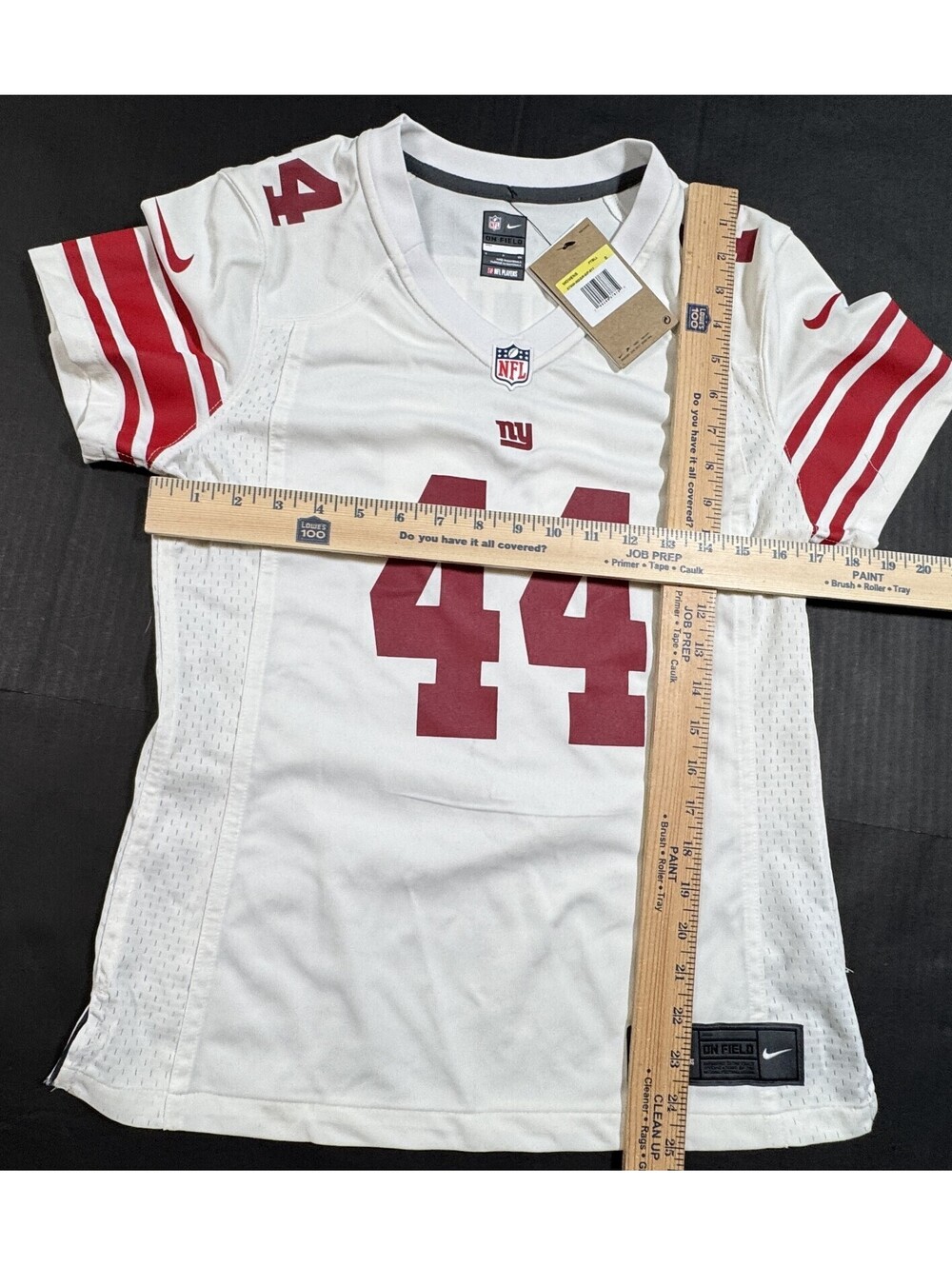 Nike Cam Skattebo New York Giants On Field Jersey White Womens Small NWT - Picture 5 of 9